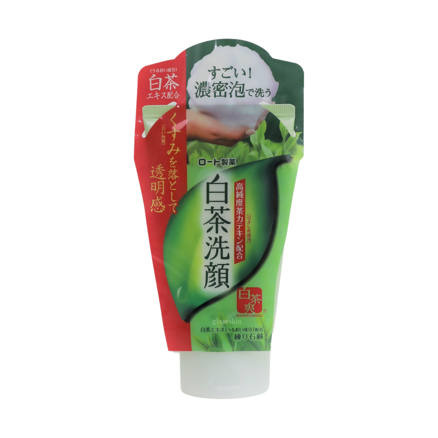 Rohto Mentholatum - Shirochasou White Tea Foam Wash - 120g.