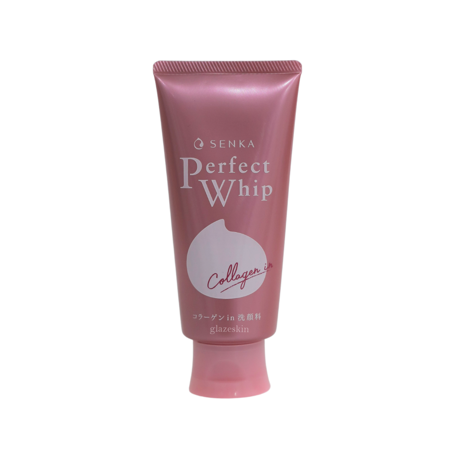 Senka (Shiseido) - Perfect Whip Face Wash Collagen In - 120g - glazeskin