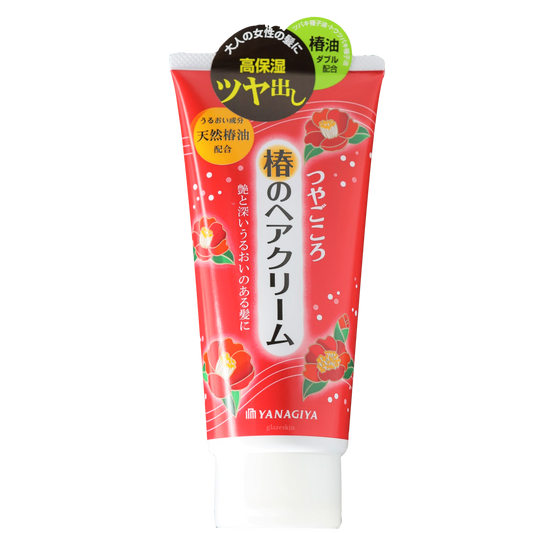 Yanagiya - Glossy Camellia Hair Cream - 160g - glazeskin