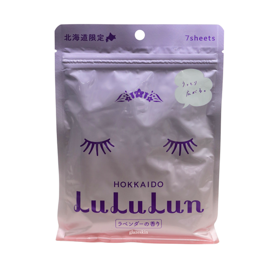LuLuLun - Japan Travel Face Mask 7pcs (Hokkaido Lavender) - glazeskin