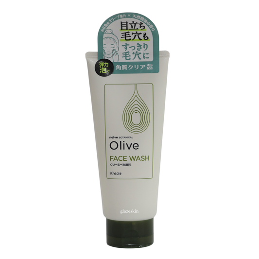 Kracie - Naive Botanical Olive Face Wash - 130g - glazeskin