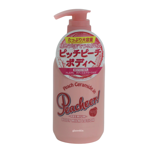 Pelican Soap - Peacheer Premium Body Milk Lotion - 500ml - glazeskin