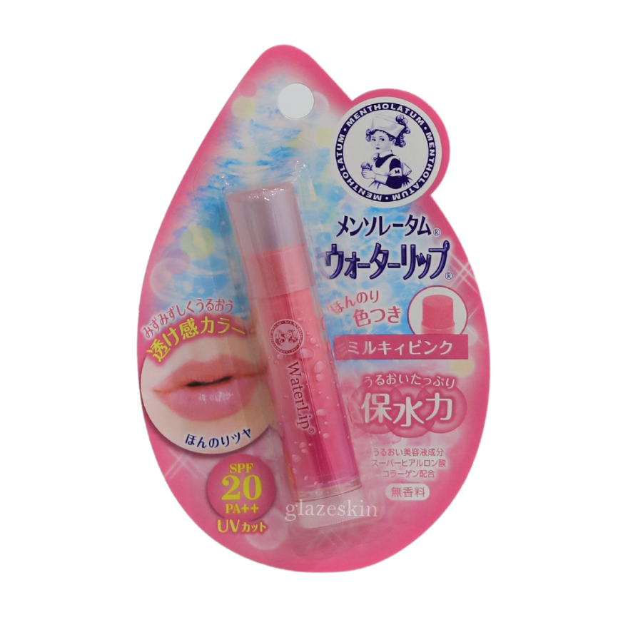 Rohto Mentholatum - Water Lip Colour Balm SPF 20 PA++ (Milky Pink) 4.5g.