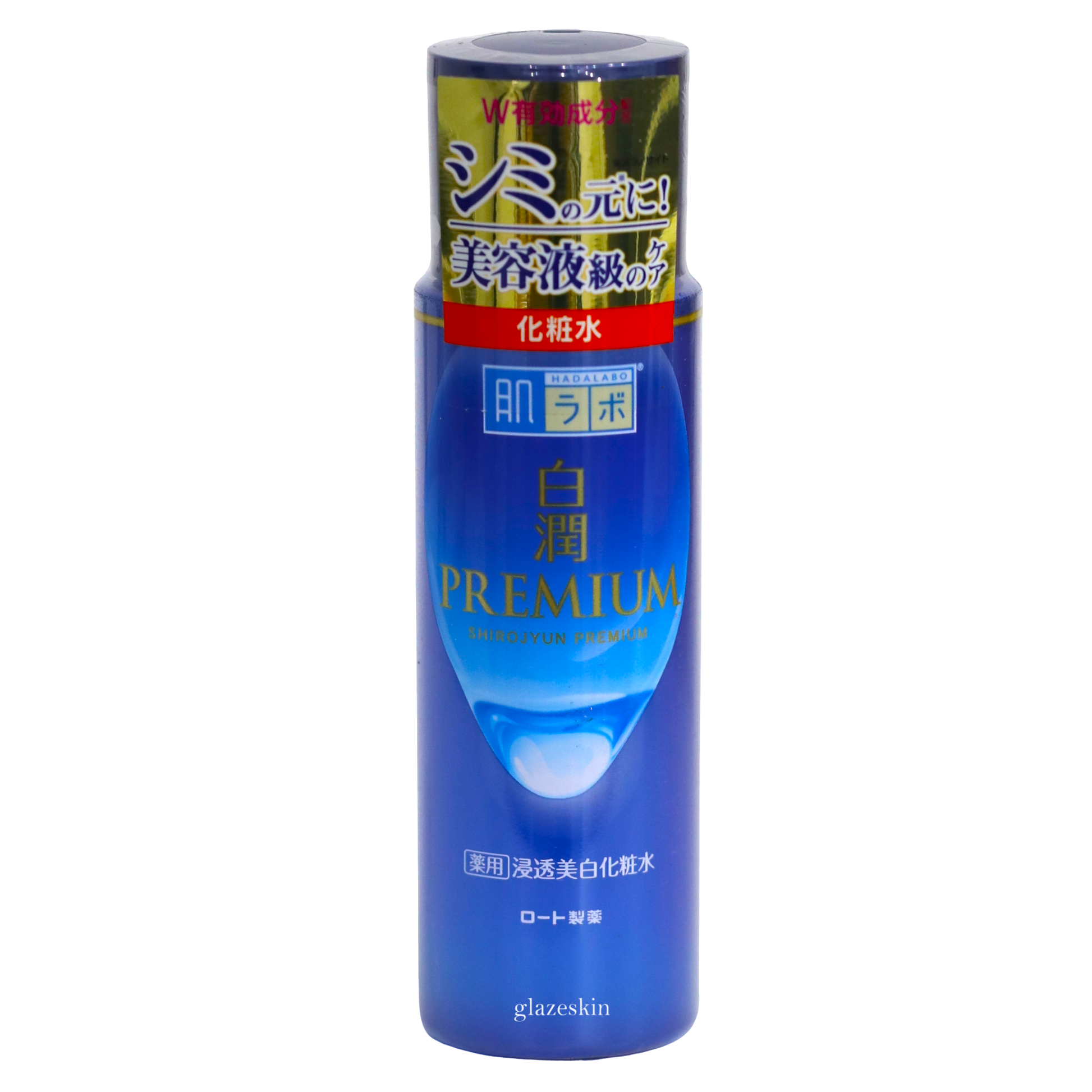 Rohto Mentholatum - Hada Labo Shirojyun Premium Whitening Lotion Light - 170ml - glazeskin