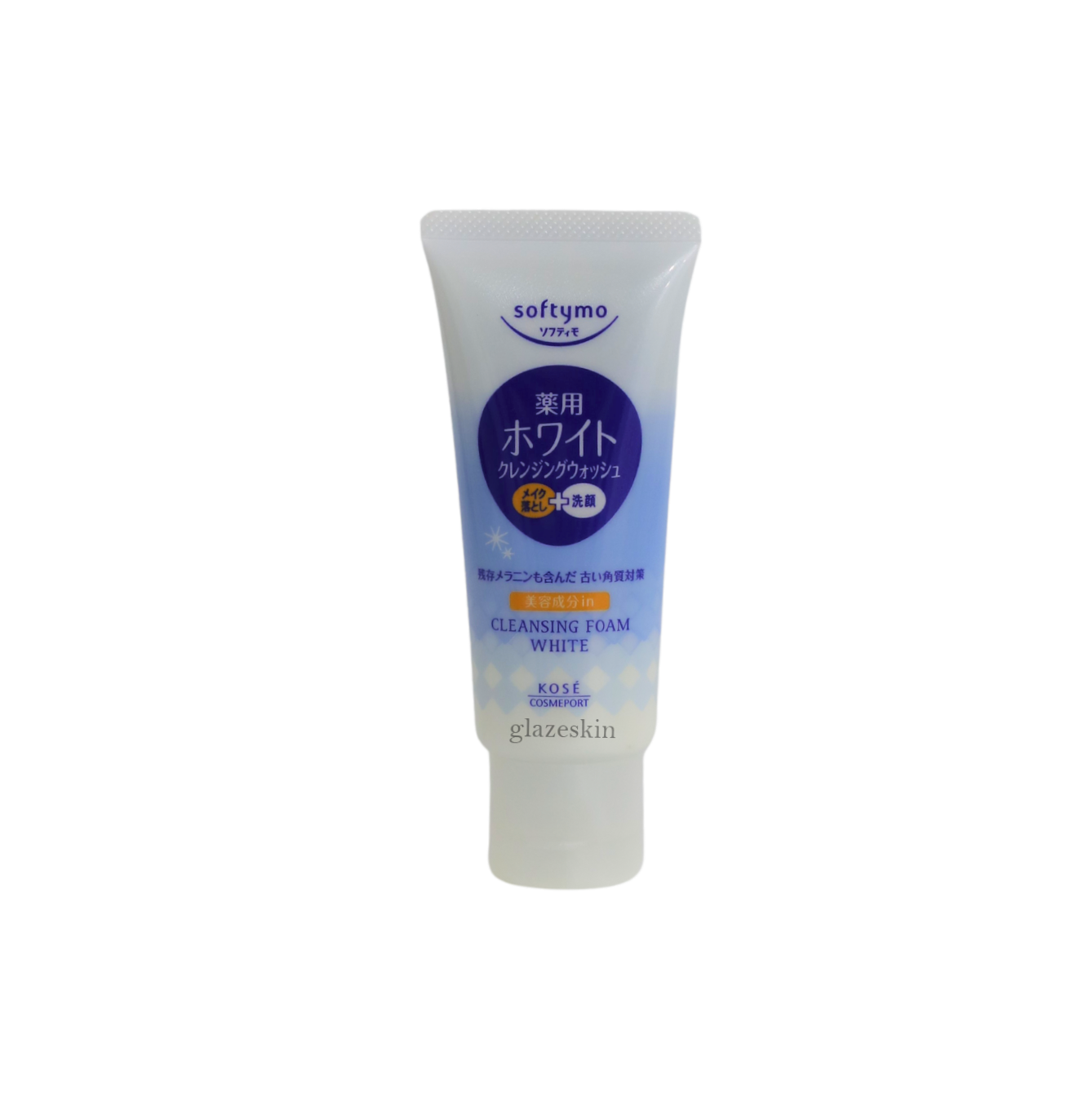 Kose - Softymo White Cleansing Foam - 60g - glazeskin